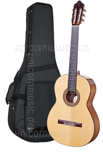 vers la vue détaillée Guitare flamenco espagnole CAMPS M5-S-LH (blanca) - Version gaucher - Table d'harmonie en épicéa massif - Bois de santal