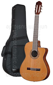 vers la vue détaillée Guitare classique espagnole VALDEZ MODELE 3E/CE - Electrique - Cutaway - Table d'harmonie et éclisses massives